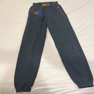 Aviator nation. Charcoal logo sweats